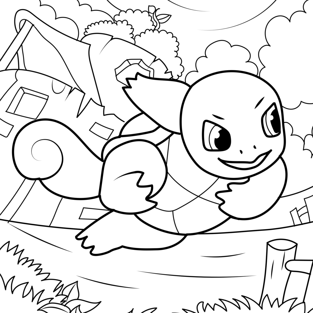 Pokãmon coloring pages unleash your artistic adventure