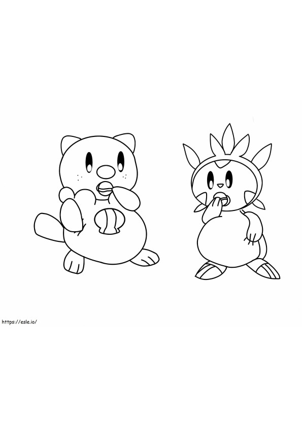 Starter pokãmon coloring pages