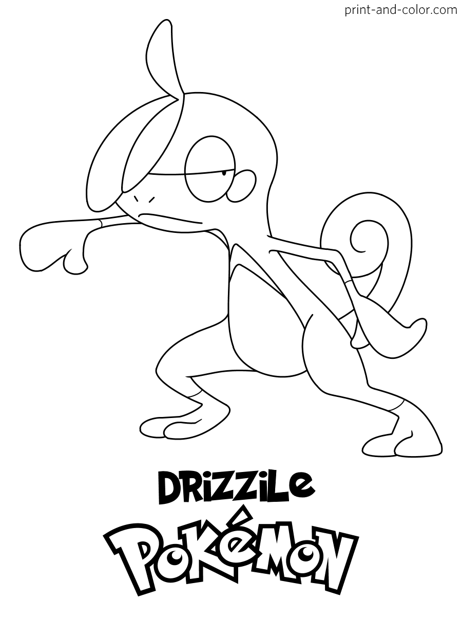 Pokemon sword and shield coloring pages print and color