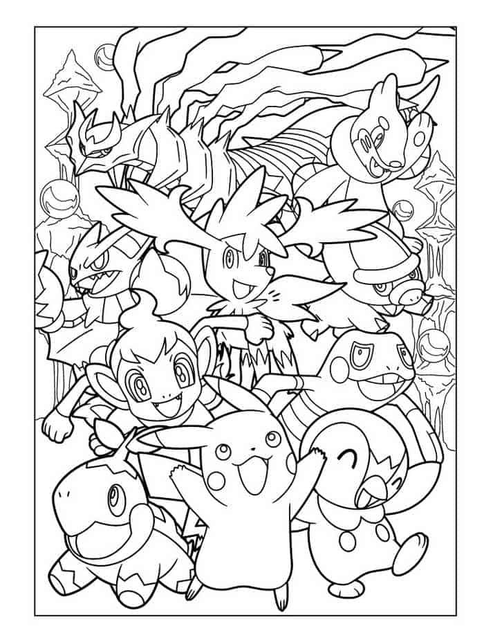 Pokemon coloring pages pdf