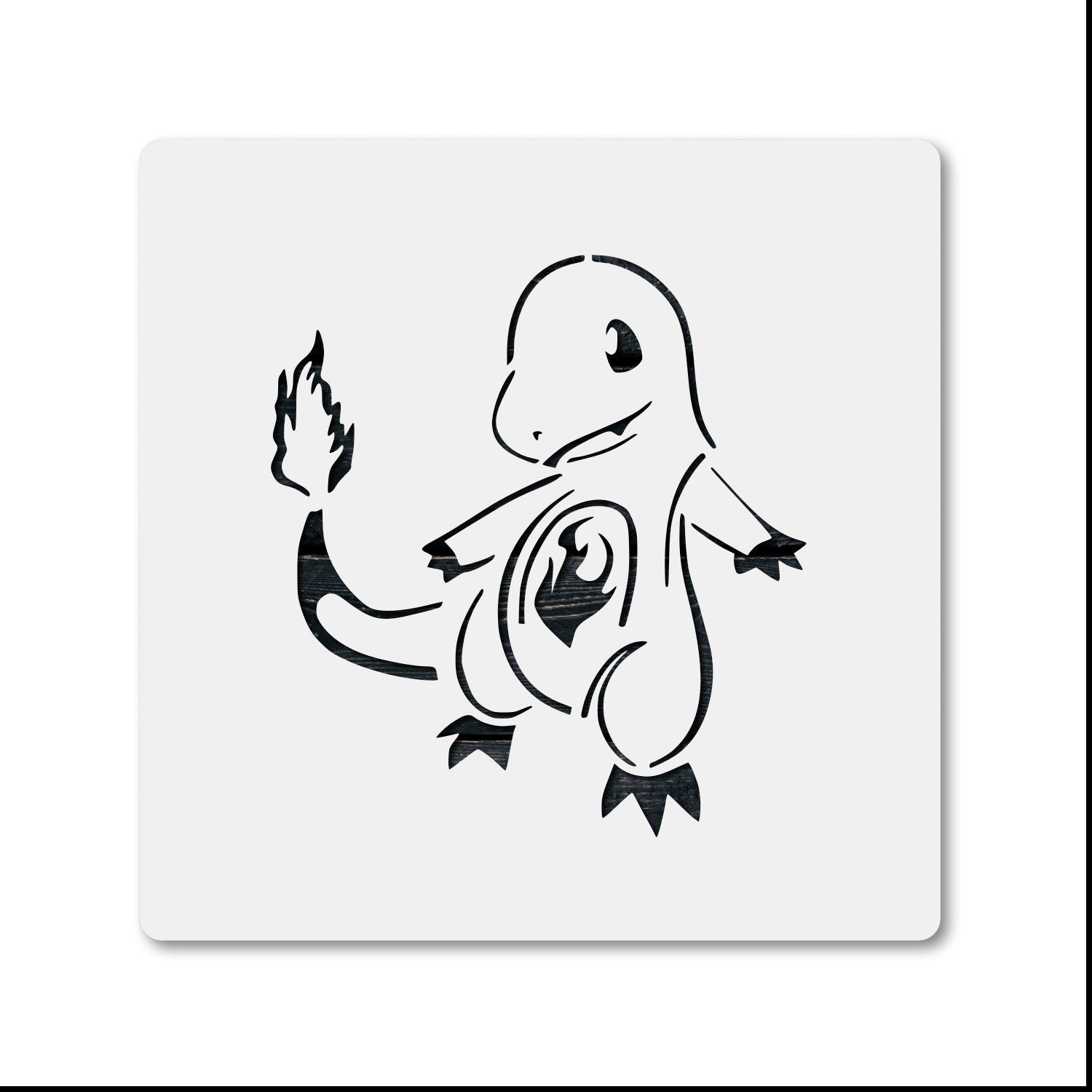 Charmander pokemon stencil plastic mylar stencil for painting walls crafts signs id