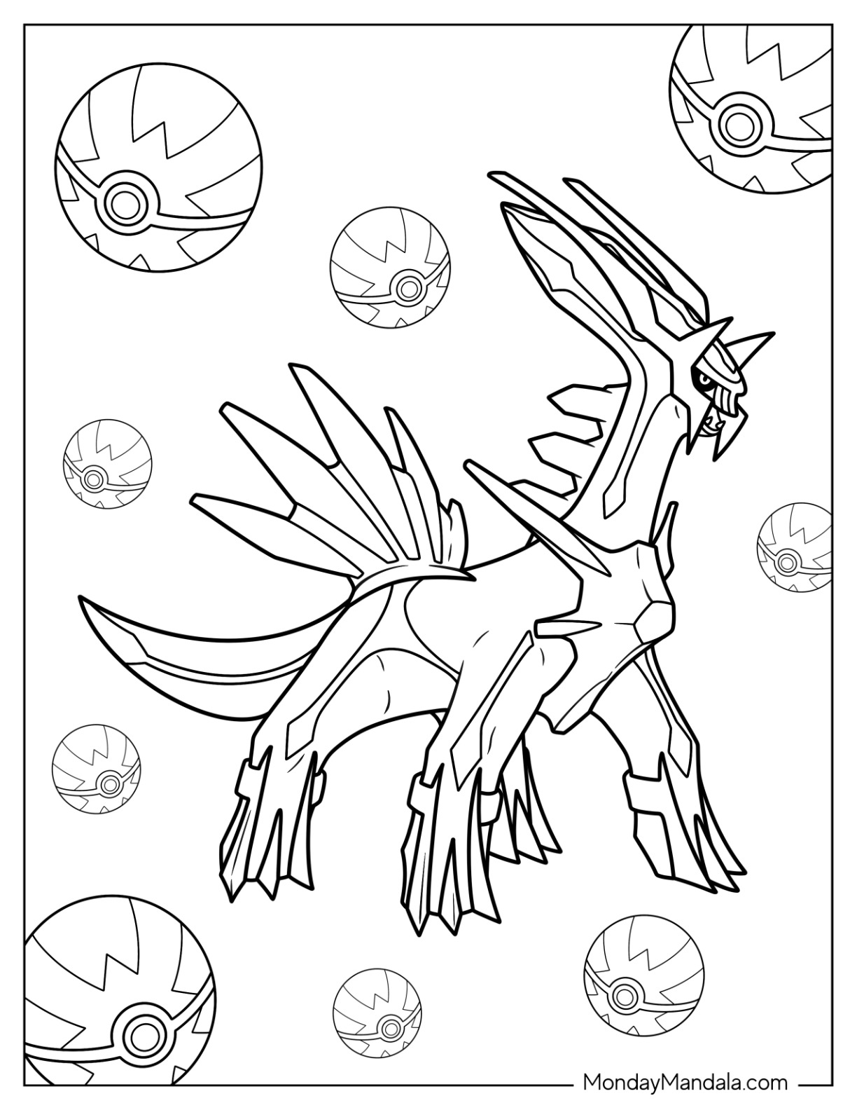 Legendary pokemon coloring pages free pdf printables