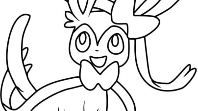 Sylveon coloring pages