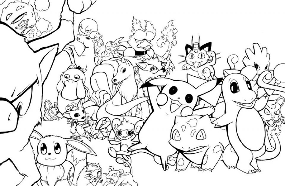 Get this free coloring pages pokemon to print