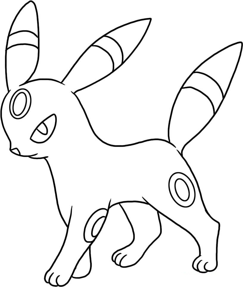 Umbreon malvorlagen