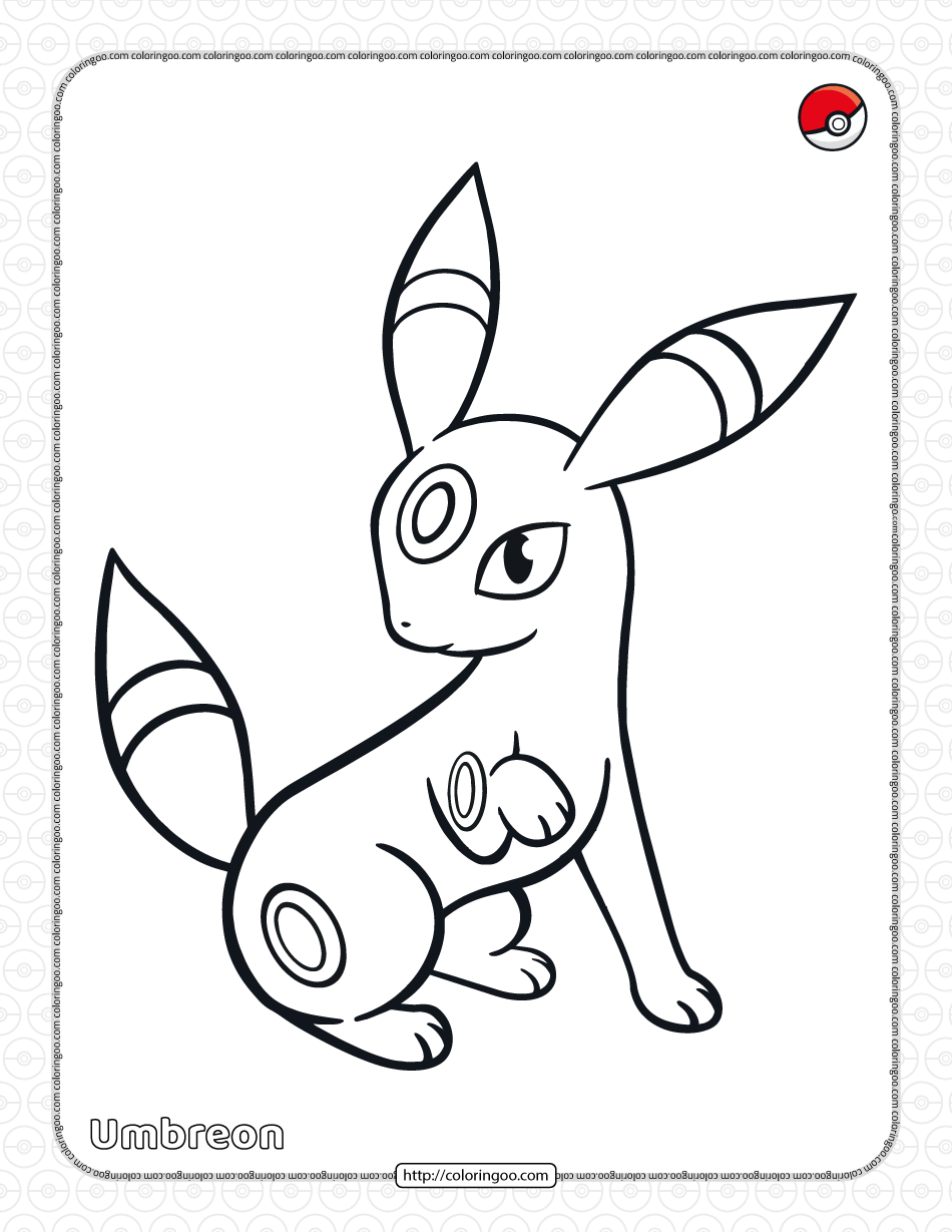 Pokemon umbreon coloring pages for kids pokemon umbreon coloring pages for kids pokemon coloring pages