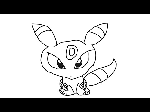 How to draw umbreon pokemon step by step guide