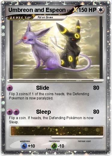 Pokemon umbreon and espeon