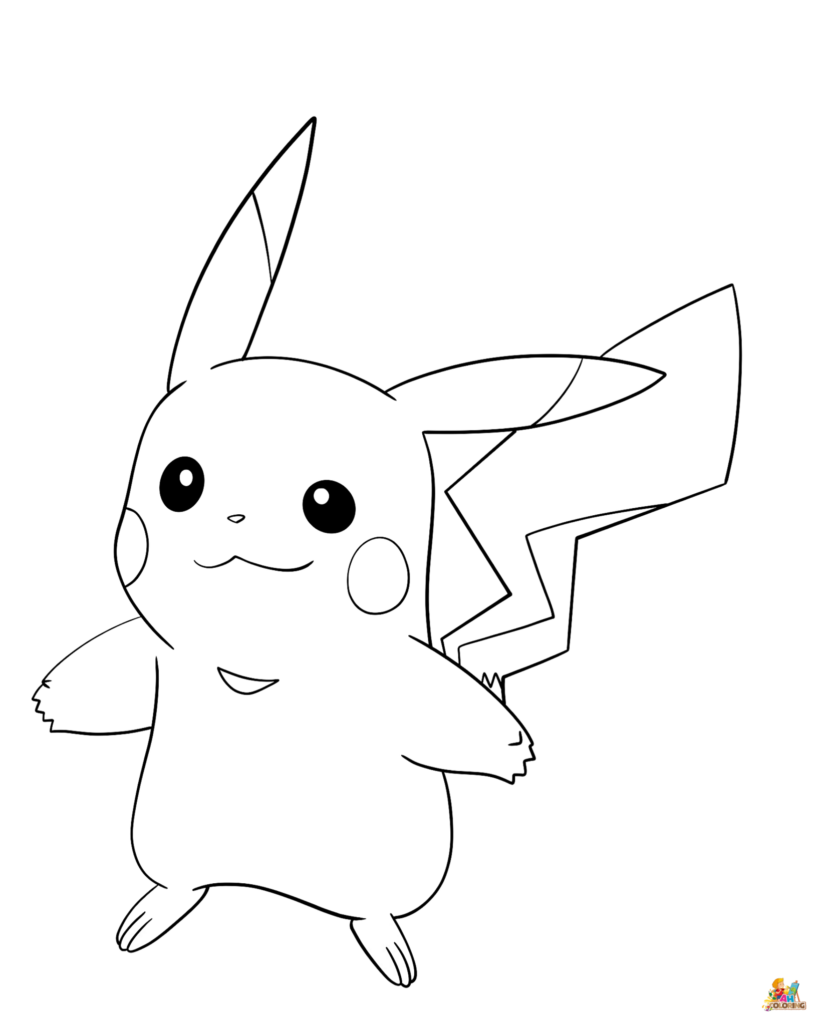 Pokemon coloring pages free printable sheets for kids in