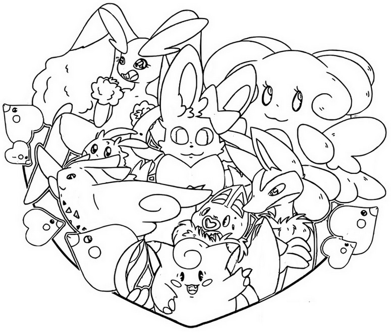 Coloring pages pokãmon