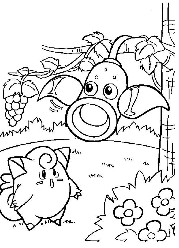 Pokemon coloring pages