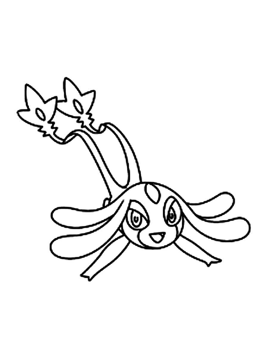 Mesprit pokemon coloring pages