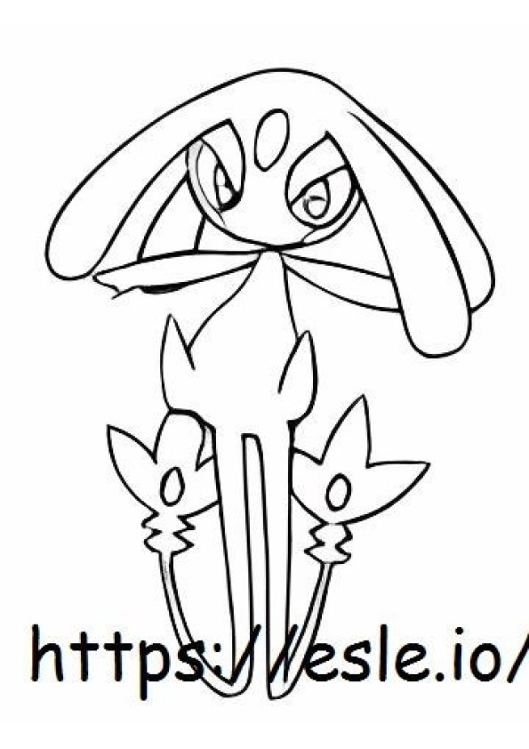 Mesprit coloring page