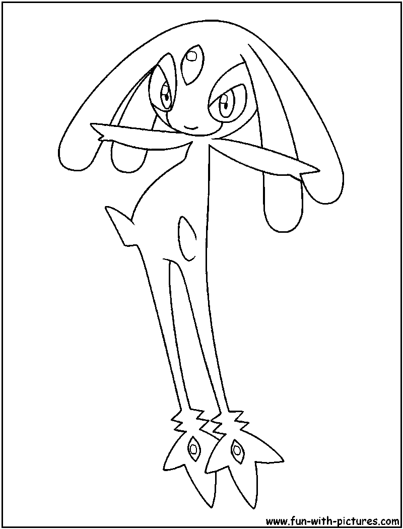 Mesprit coloring page