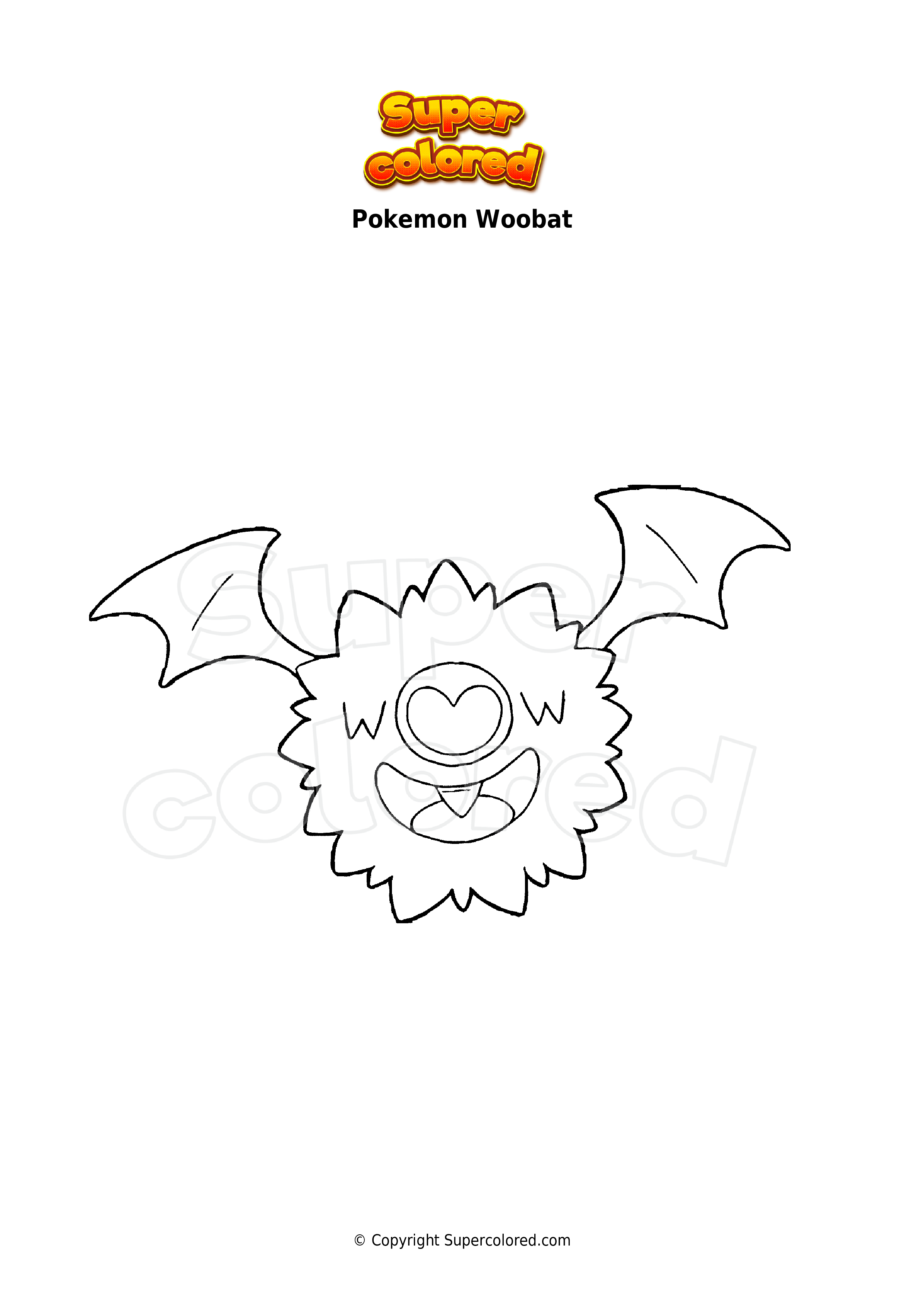 Coloring page pokemon mesprit