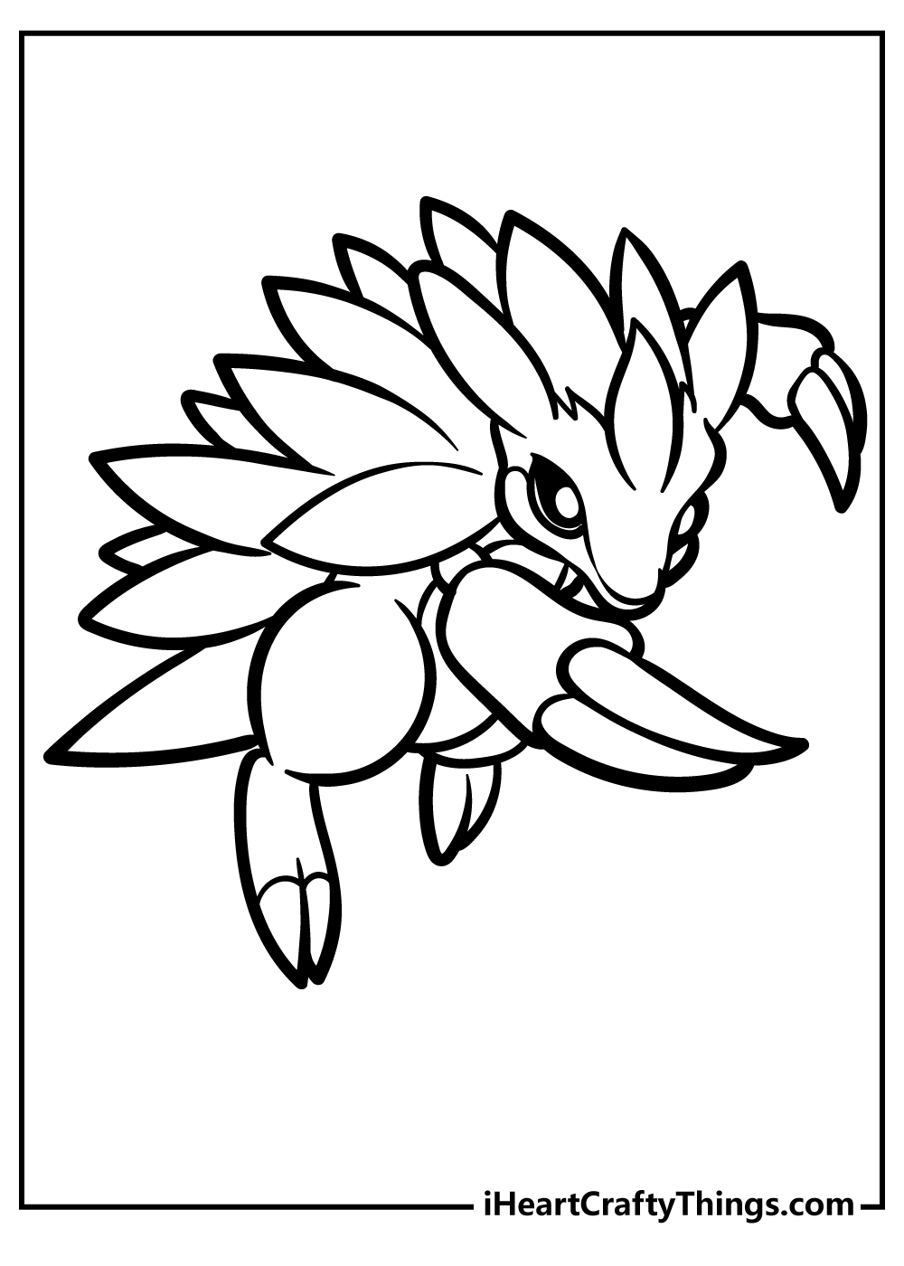 Pokemon coloring pages free printables