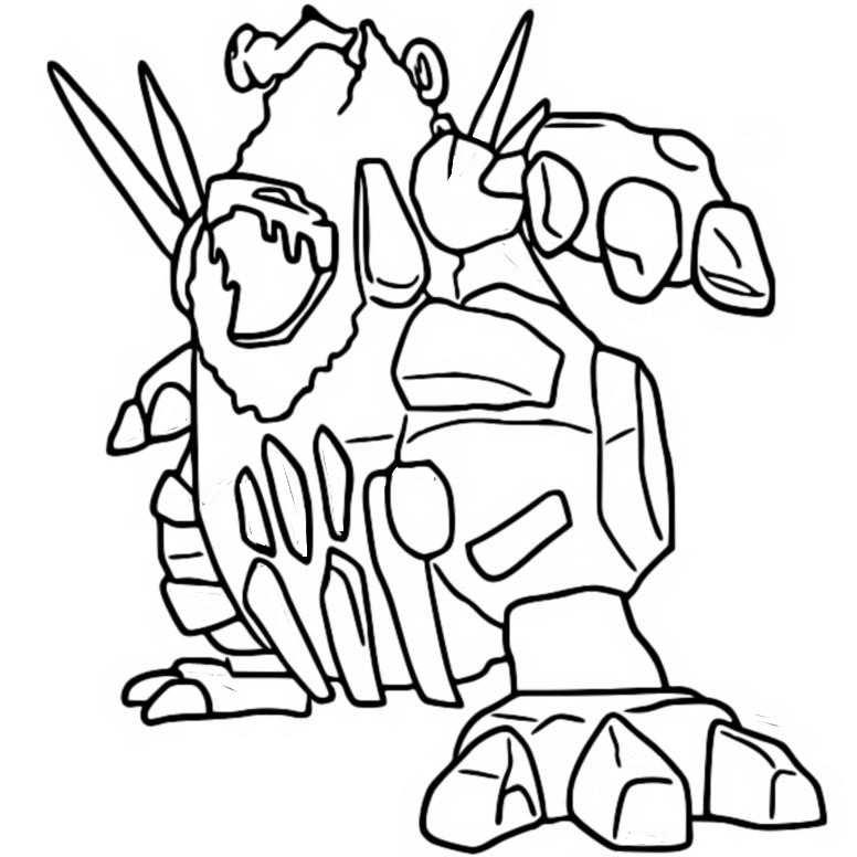 Coloring page gigantamax pokãmon gigantamax coalossal