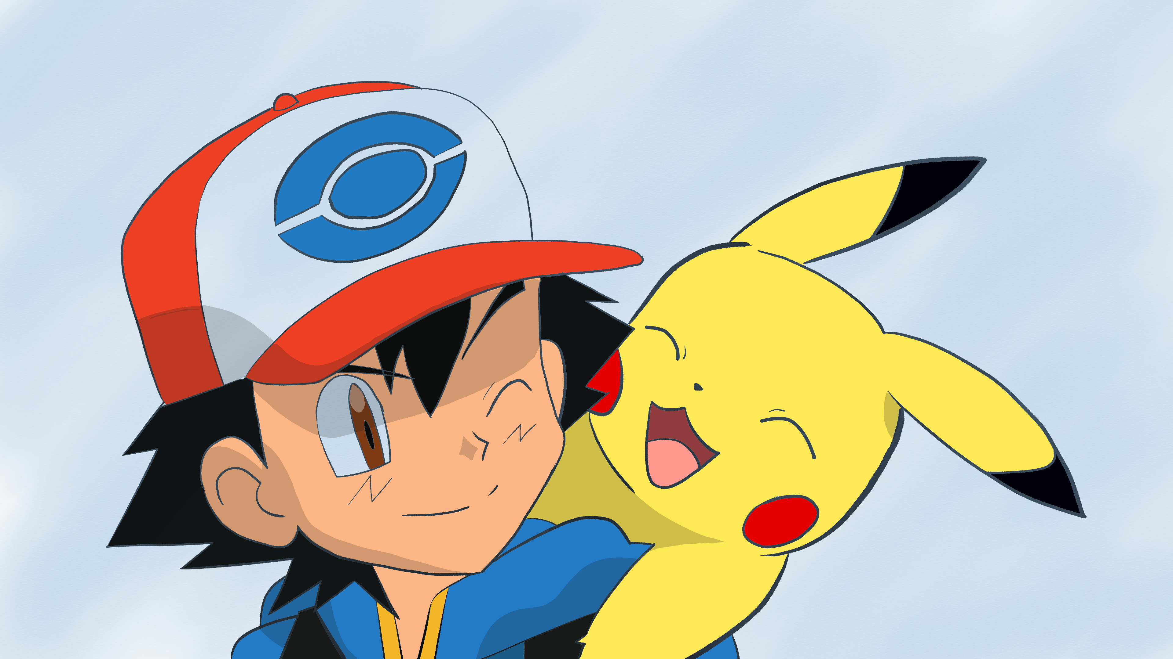 Ash and pikachu k wallpapers