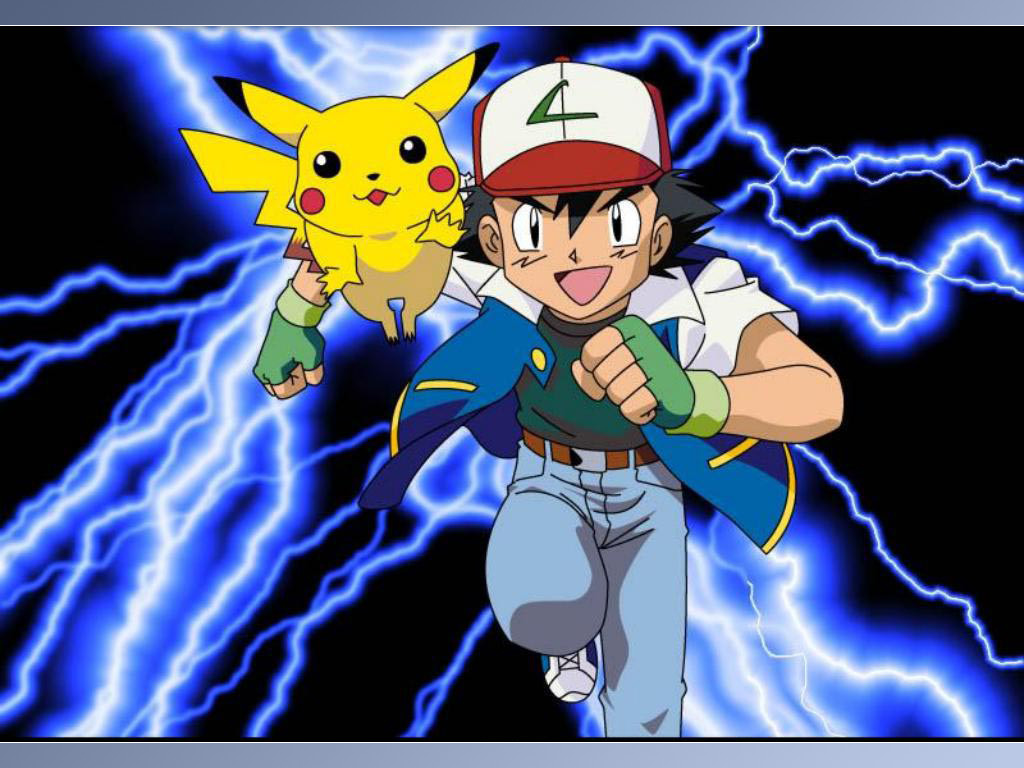 Pikachu and ash wallpaper