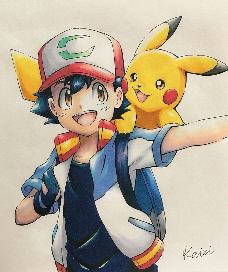 Ash x pikachu pokãmon pikachu drawg pokemon mewtwo cute pokemon wallpaper