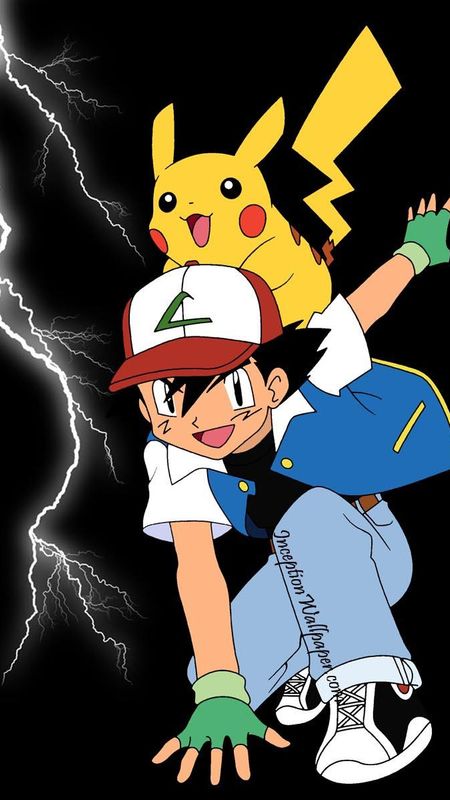 Ash and pikachu