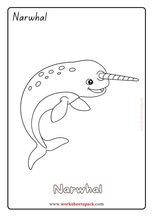 Free arctic animals coloring pages for preschoolers