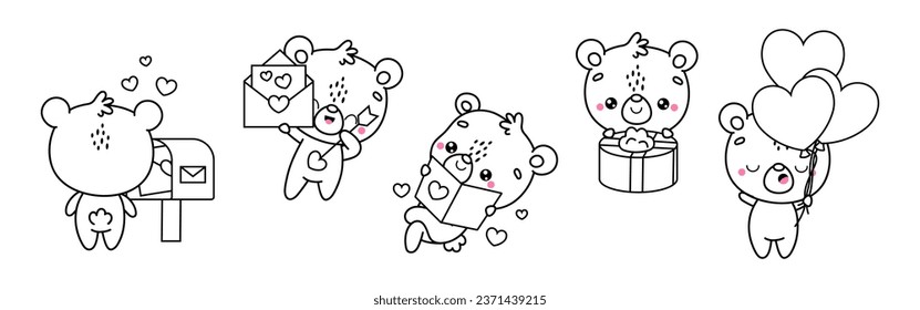 Polar bear coloring pages images stock photos d objects vectors