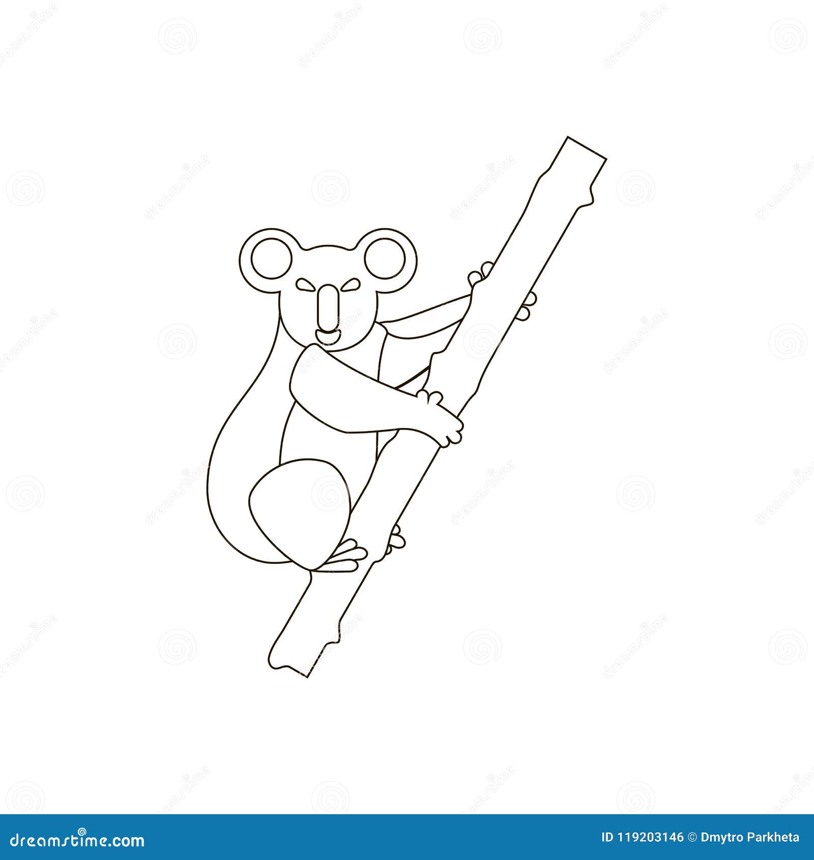 Koala bear coloring pages stock illustrations â koala bear coloring pages stock illustrations vectors clipart