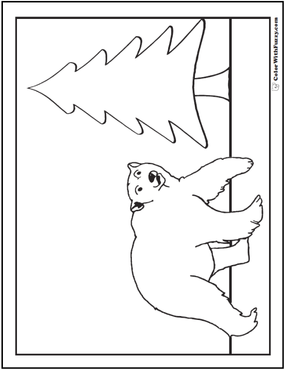 Polar bear coloring pages â arctic giants cute babies