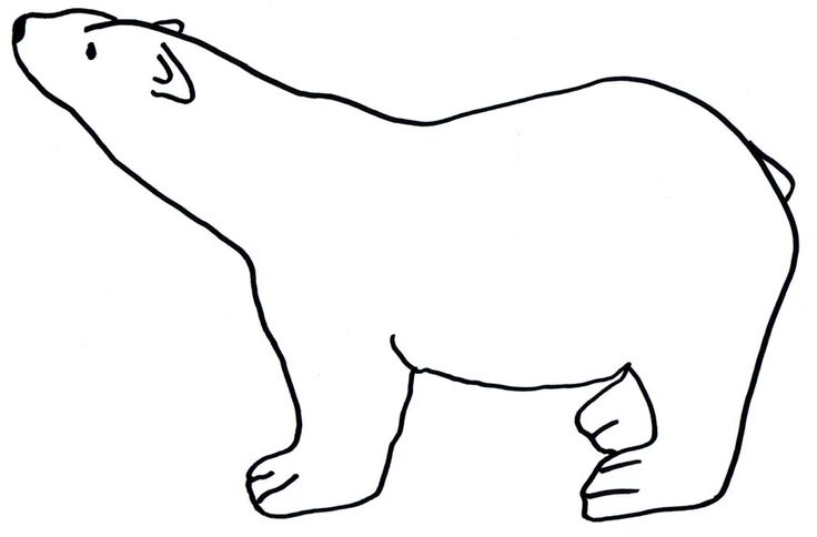 Bear coloring pages polar bear coloring page bear stencil