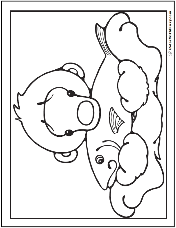 Polar bear coloring pages â arctic giants cute babies