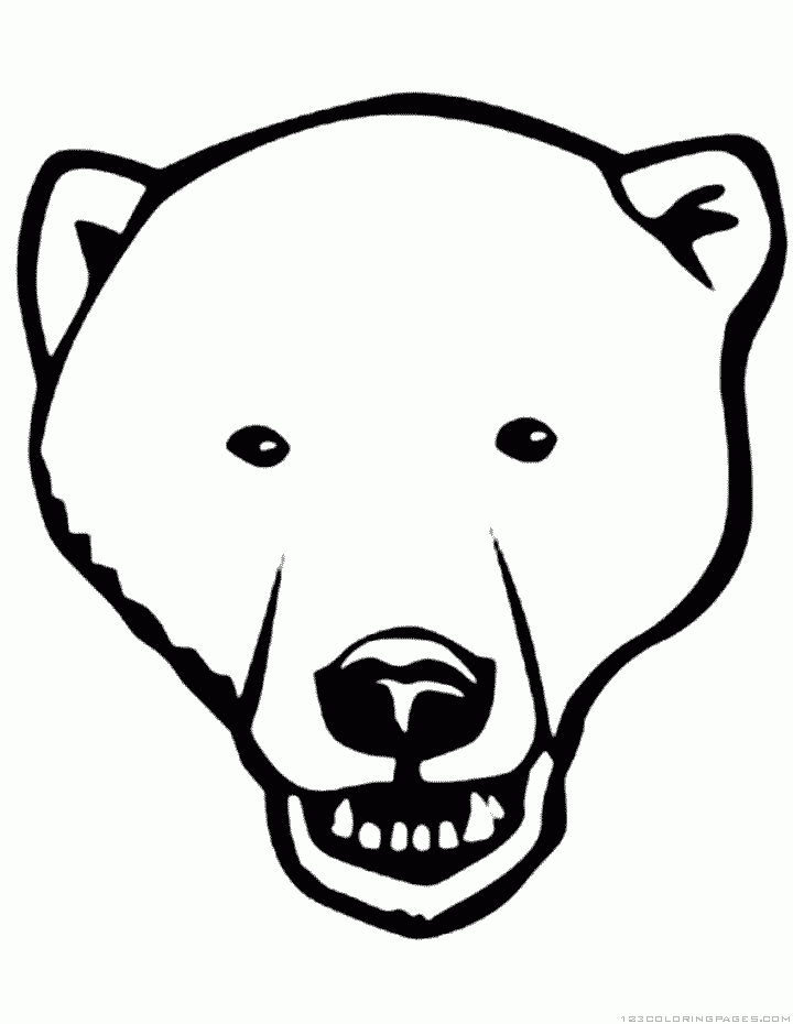 Polar bear coloring pages