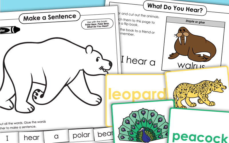 Polar bear polar bear what do you hear printables