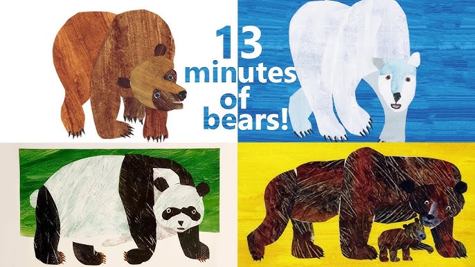 Polar bear polar bear what do you hear song animated kids songs eric carle book animals