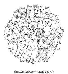 Polar bear coloring page images stock photos d objects vectors