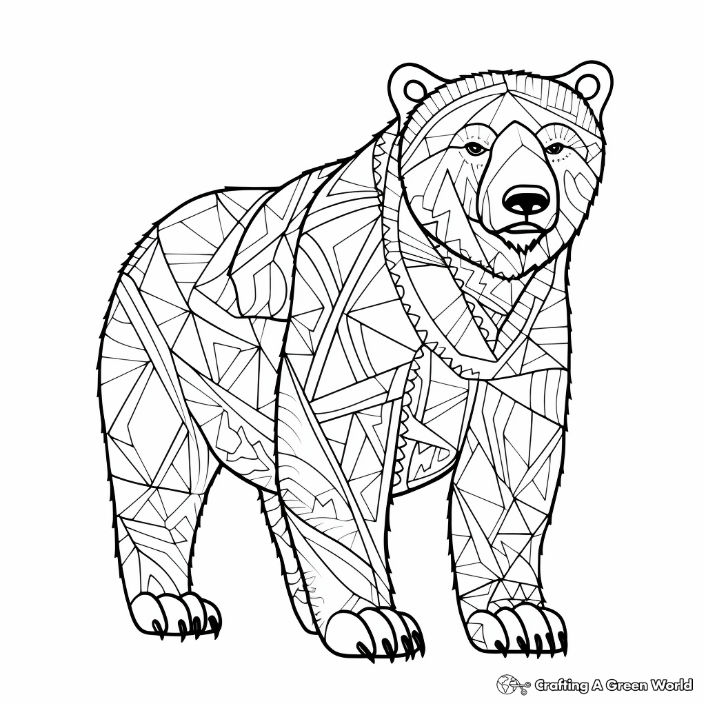 Polar bear coloring pages