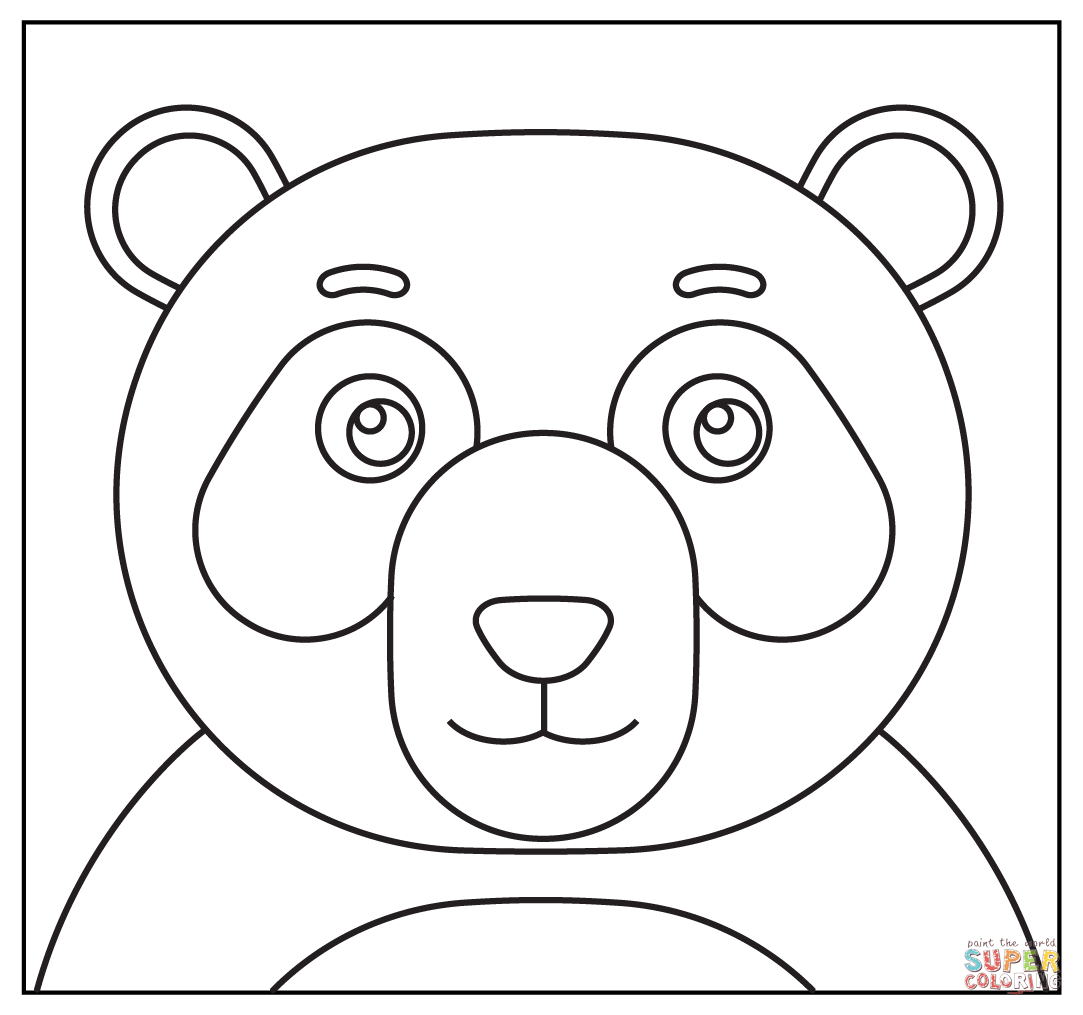 Cartoon panda selfie coloring page free printable coloring pages