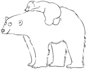 Polar bears coloring pages free coloring pages