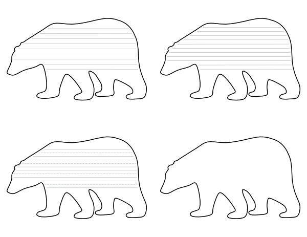 Free printable polar bear