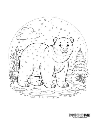 Explore the wild with bear clipart coloring plus engaging activities for kids at