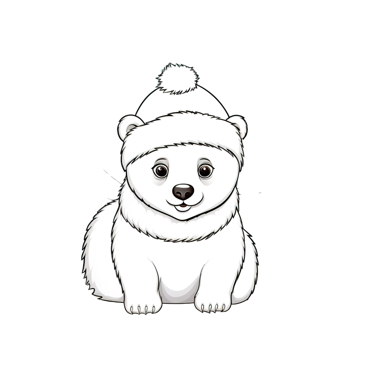 Copy the picture kids game and coloring page with a cute polar bear trace polar bear worksheet png transparent image and clipart for free download