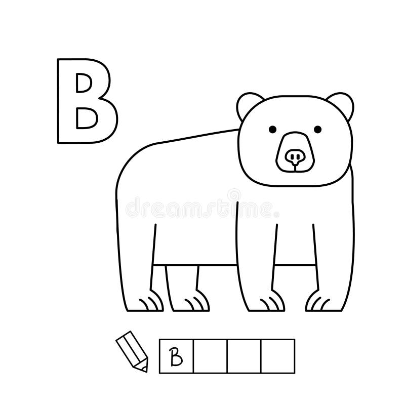 Bear coloring pages children stock illustrations â bear coloring pages children stock illustrations vectors clipart