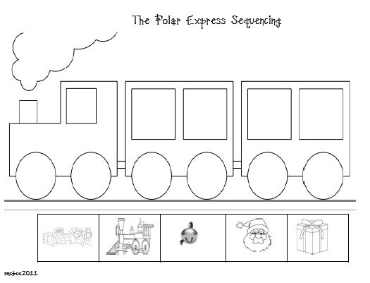 Polar express coloring pages