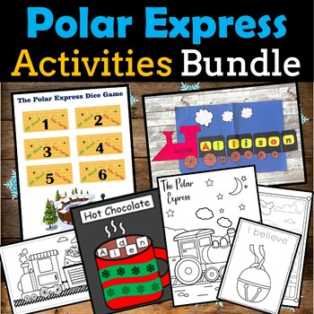 Polar express activities polar express craft and coloring pages bundle