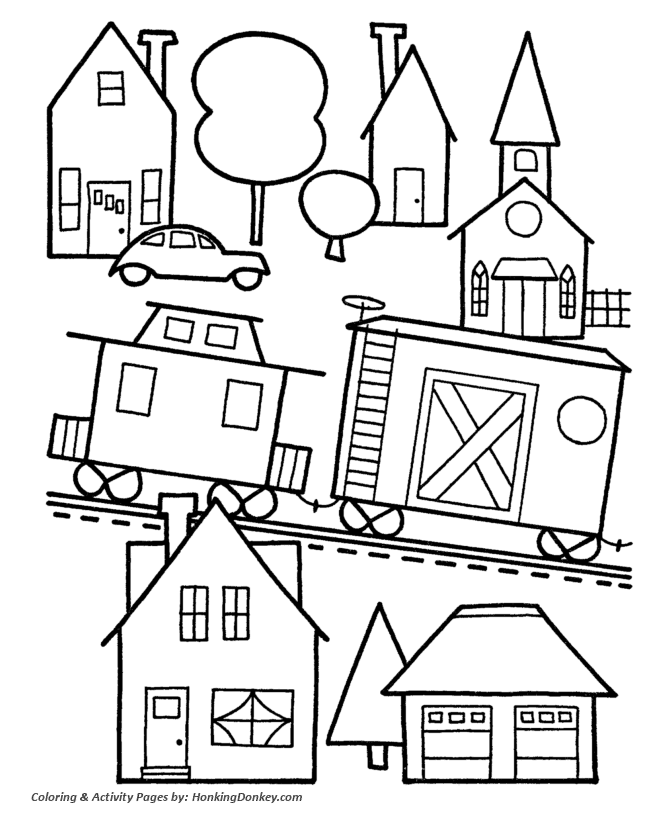 Christmas toys coloring pages