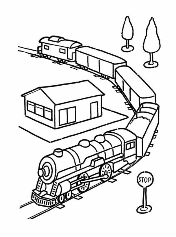 Polar express coloring pages