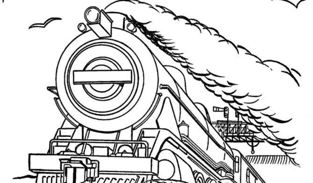 Polar express coloring pages pictures free printable