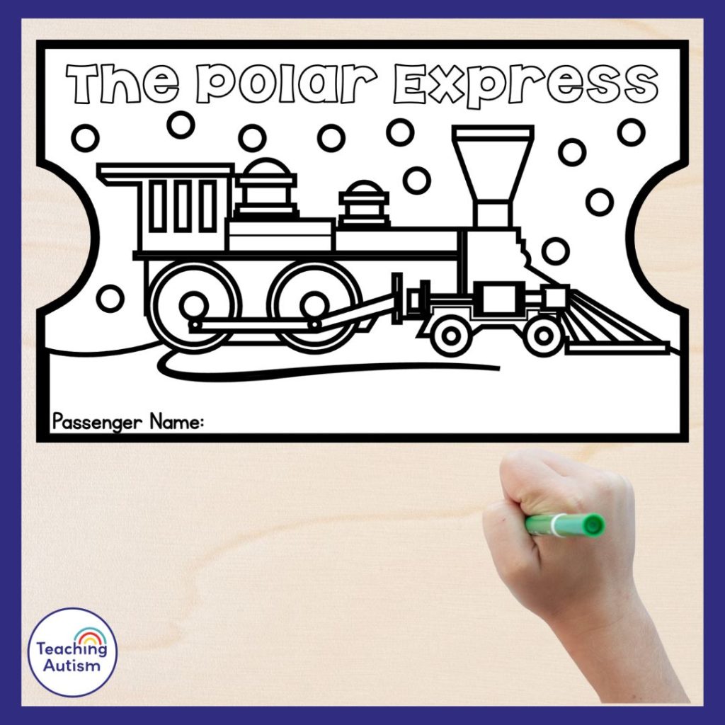 Polar express day in the classroom