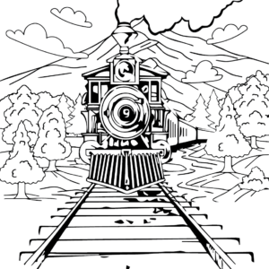 Polar express coloring pages printable for free download