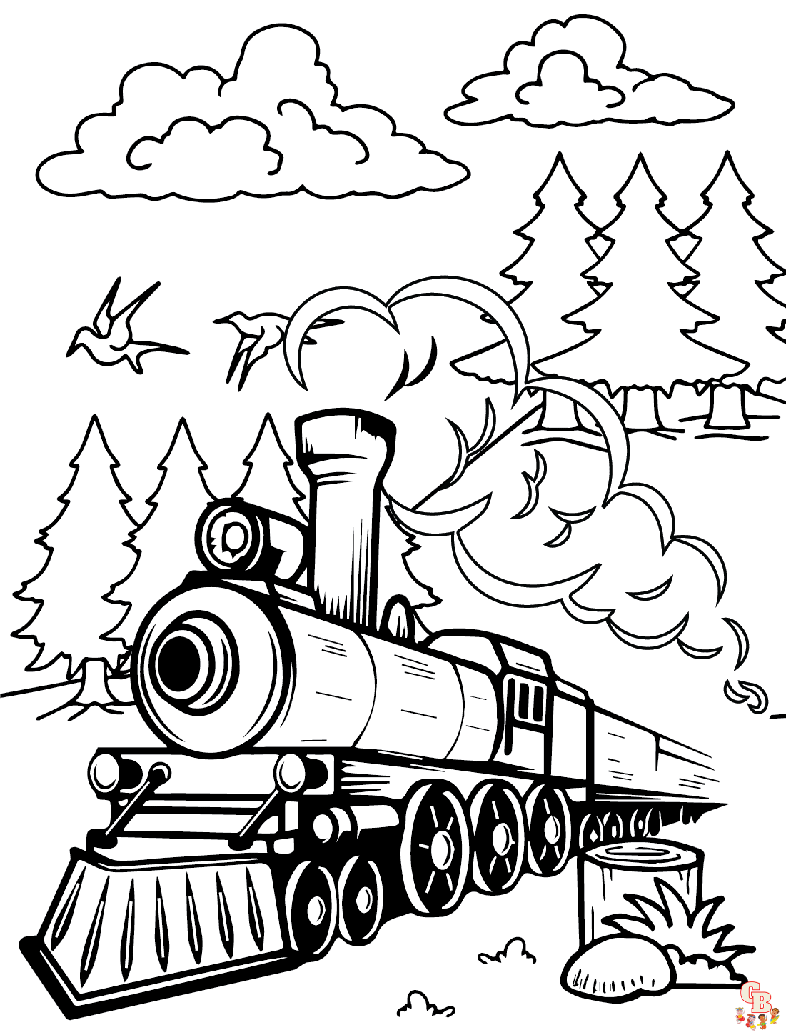 Printable polar express coloring pages free